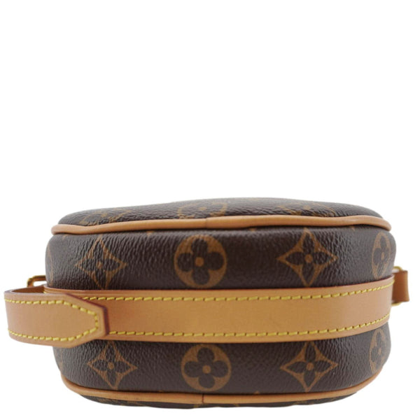 LOUIS VUITTON Petite Boite Chapeau Monogram Canvas Shoulder Bag Brown