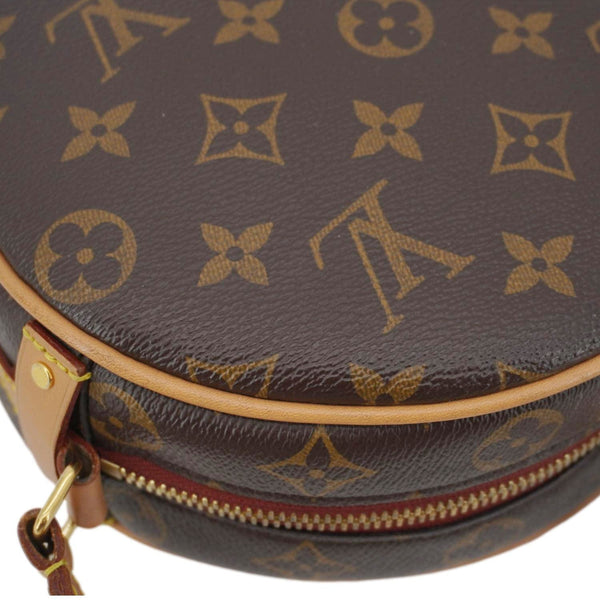 LOUIS VUITTON Petite Boite Chapeau Monogram Canvas Shoulder Bag Brown