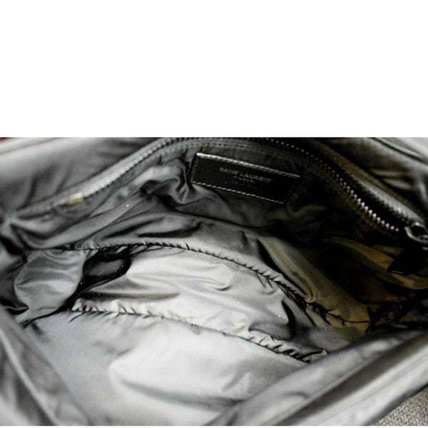 YVES SAINT LAURENT Le 5 A 7 Re-Nylon Crossbody Bag Black