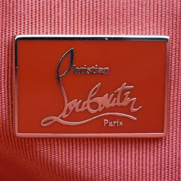 CHRISTIAN LOUBOUTIN Charity Studded Leather Shoulder Bag Black