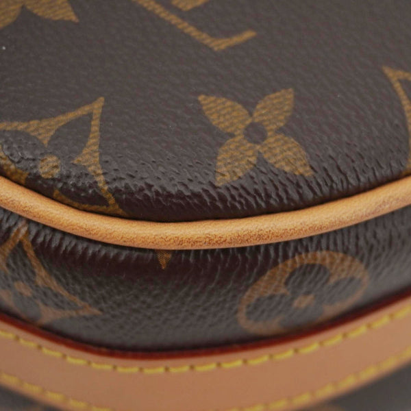 LOUIS VUITTON Petite Boite Chapeau Monogram Canvas Shoulder Bag Brown