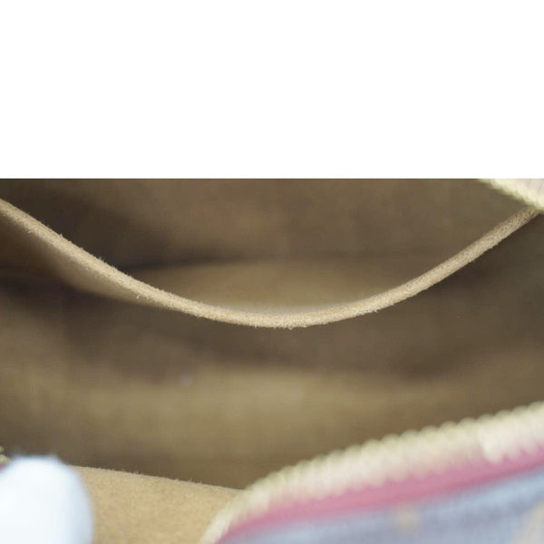 LOUIS VUITTON Petite Boite Chapeau Monogram Canvas Shoulder Bag Brown