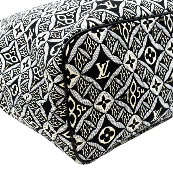 LOUIS VUITTON Since 1854 Neverfull MM Jacquard Shoulder Bag Grey