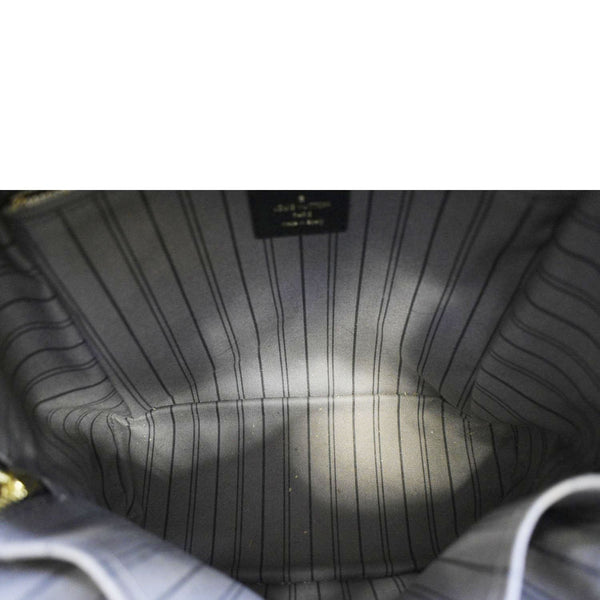 LOUIS VUITTON Sorbonne Monogram Empreinte Leather Backpack Black