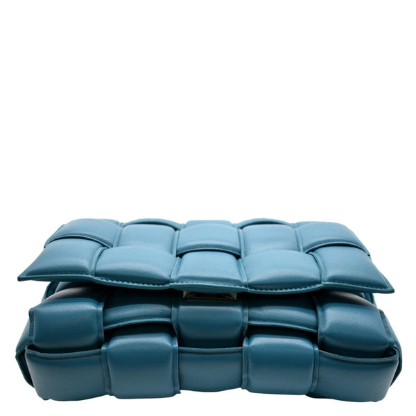 BOTTEGA VENETA Padded Cassette Lambskin Leather Crossbody Bag Windswept