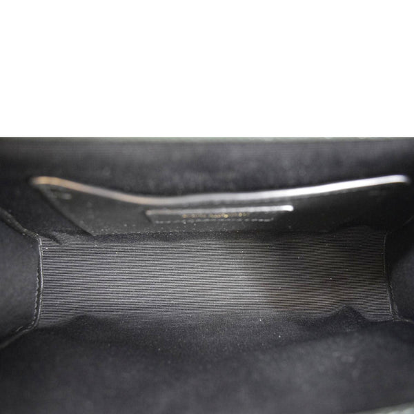 YVES SAINT LAURENT Small Envelope Matelassé Leather Shoulder Bag Green