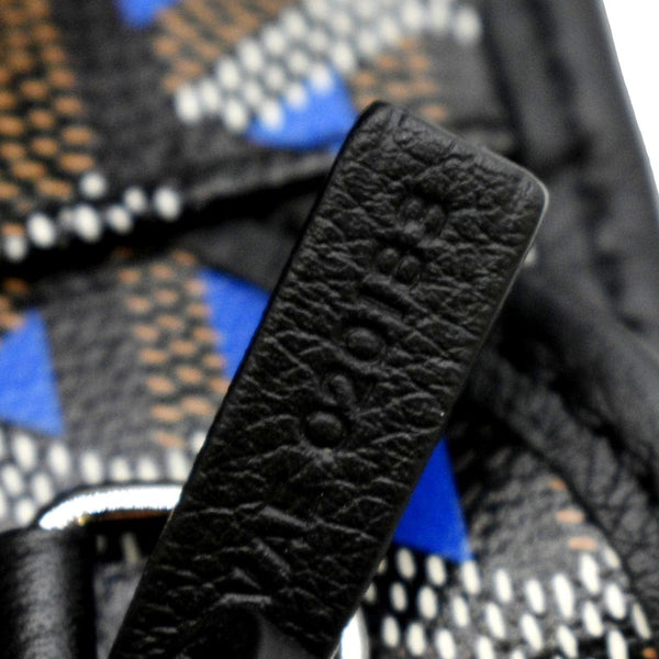 GOYARD Hell Yes Canvas Tote Shoulder Bag Blue