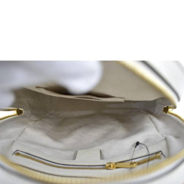 GUCCI Ophidia GG Flora Small Supreme Canvas Backpack Bag Beige 547965