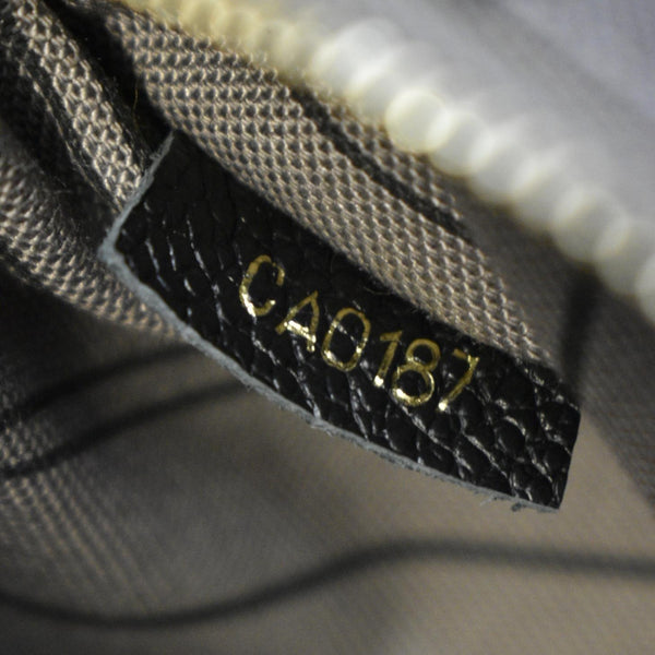 LOUIS VUITTON Sorbonne Monogram Empreinte Leather Backpack Black