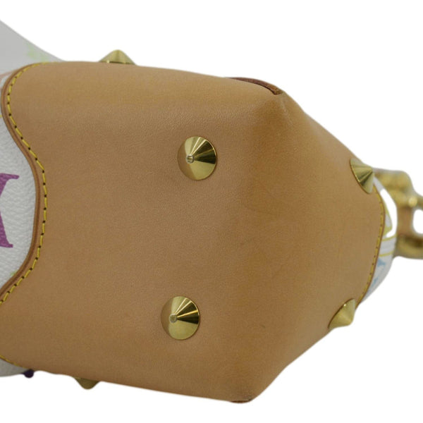 LOUIS VUITTON Judy MM Monogram Canvas Shoulder Bag White