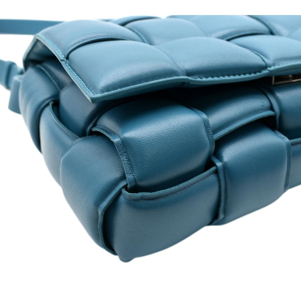 BOTTEGA VENETA Padded Cassette Lambskin Leather Crossbody Bag Windswept