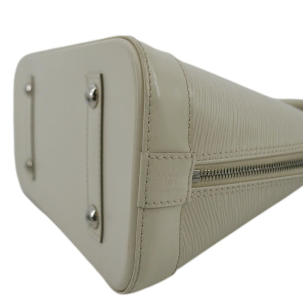 LOUIS VUITTON Alma PM Epi Leather Satchel Bag Ivory