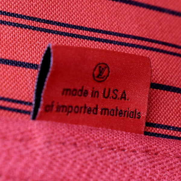 LOUIS VUITTON Neverfull MM Damier Ebene Tote Bag Brown