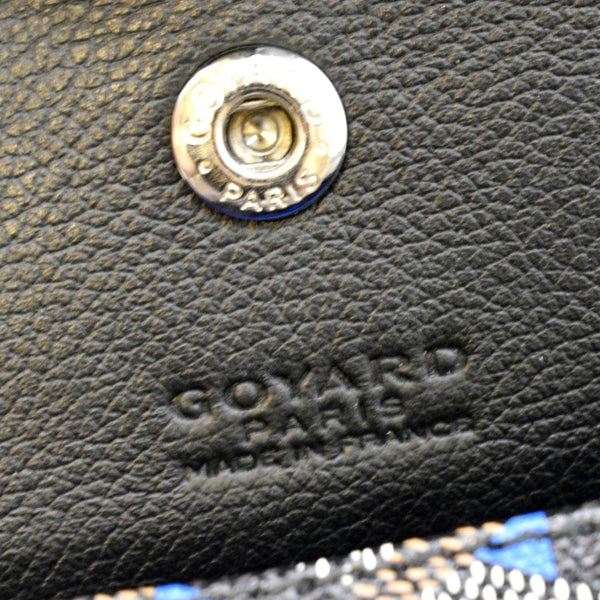 GOYARD Hell Yes Canvas Tote Shoulder Bag Blue