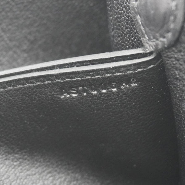 HERMES Roulis Calfskin Leather Shoulder Bag Black