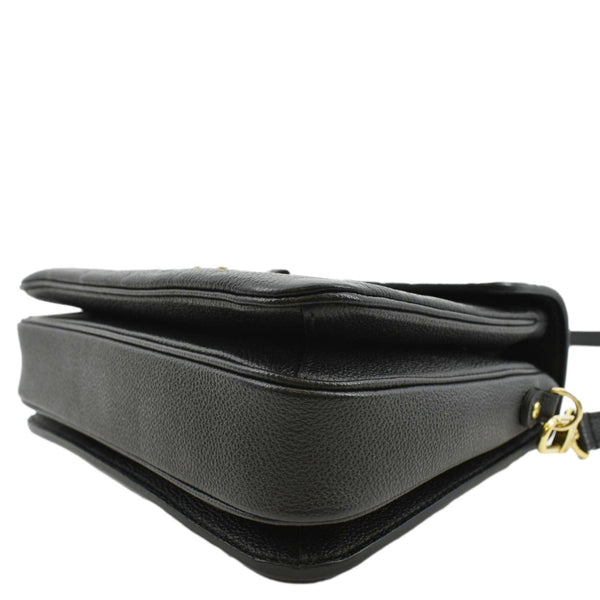 LOUIS VUITTON Metis Pochette Empreinte Leather Crossbody Bag Black