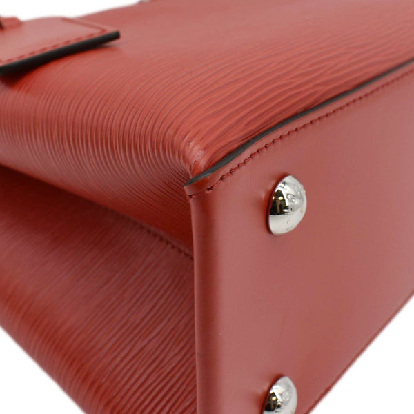 LOUIS VUITTON Kleber Epi Leather Shoulder Bag Red