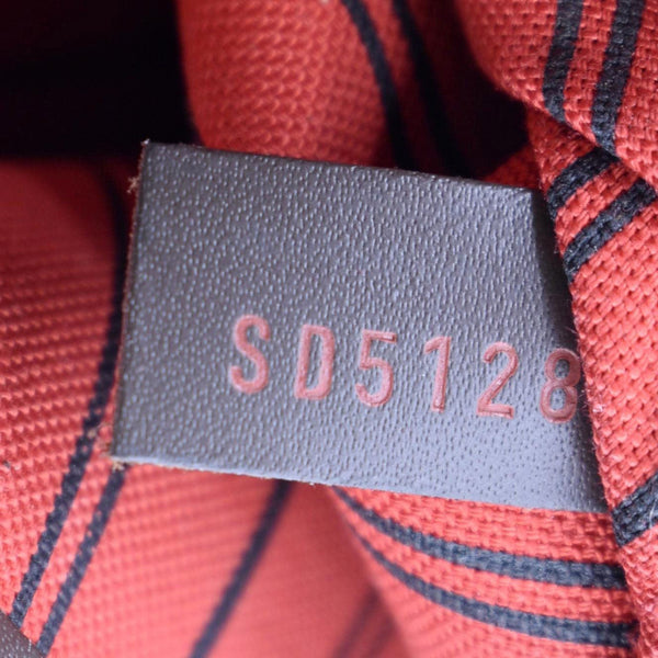 LOUIS VUITTON Neverfull MM Damier Ebene Tote Bag Brown