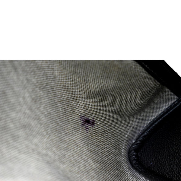 HERMES Garden Party Canvas Tote Bag Black