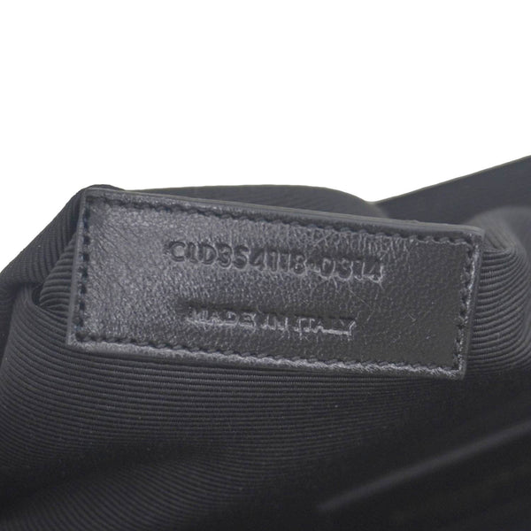 YVES SAINT LAURENT Envelope Large Grain De Poudre Chain Crossbody Bag White