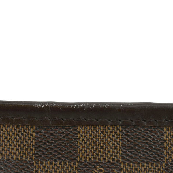 LOUIS VUITTON Neverfull PM Damier Ebene Tote Shoulder Bag Brown