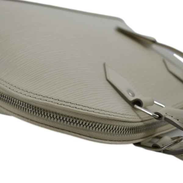 LOUIS VUITTON Alma PM Epi Leather Satchel Bag Ivory