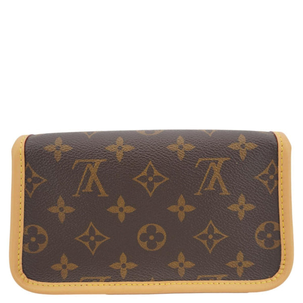 LOUIS VUITTON Nano Diane Monogram Canvas Shoulder Bag Brown