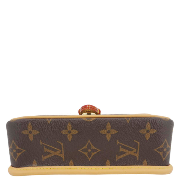 LOUIS VUITTON Nano Diane Monogram Canvas Shoulder Bag Brown