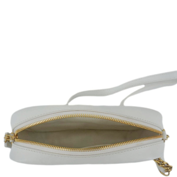 LOUIS VUITTON New Wave Quilted Calfskin Leather Camera Bag White