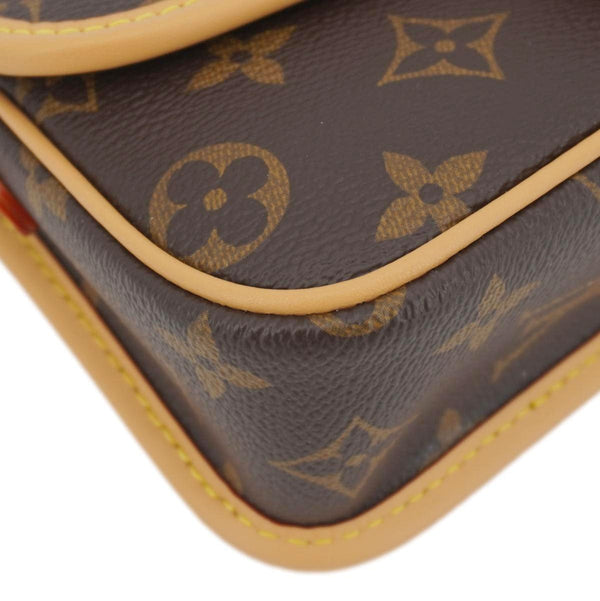 LOUIS VUITTON Nano Diane Monogram Canvas Shoulder Bag Brown