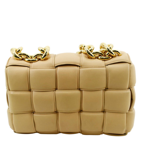 Bottega Veneta Chain Cassette Leather Crossbody Bag - Back