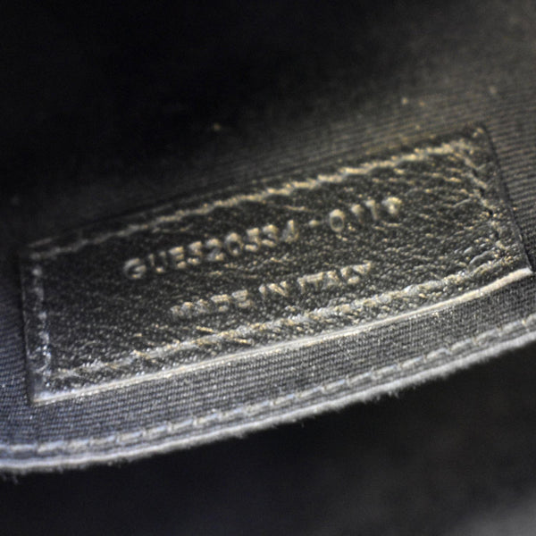 YVES SAINT LAURENT Lou Chevron Leather Camera Crossbody Bag Black