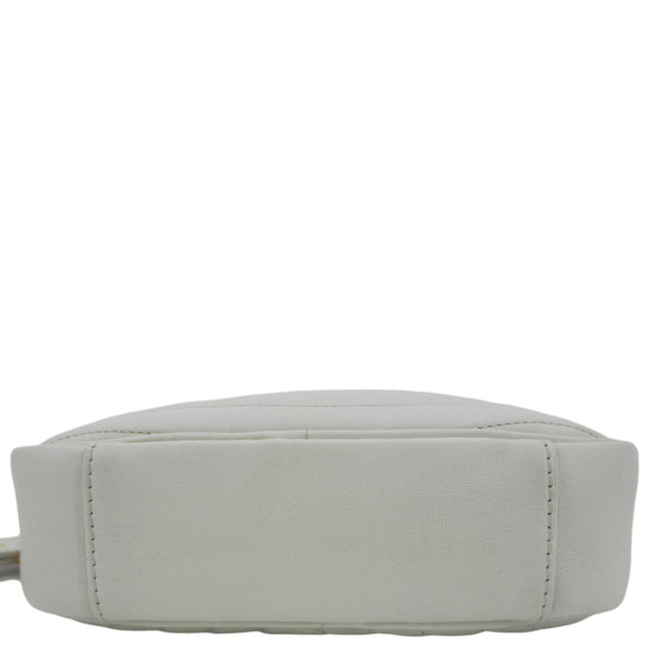 LOUIS VUITTON New Wave Quilted Calfskin Leather Camera Bag White