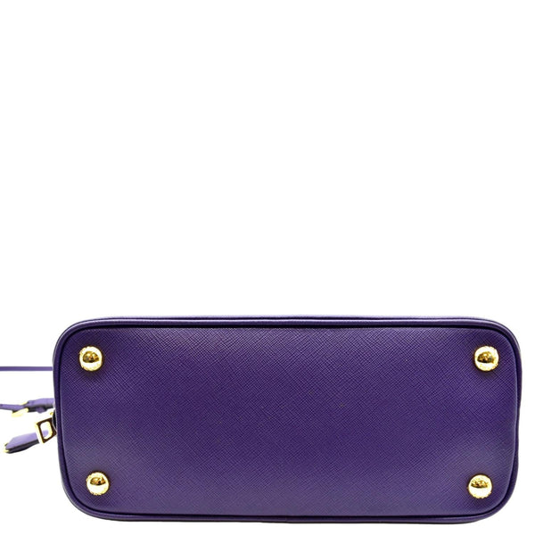 PRADA Lux Promenade Saffiano Leather Shoulder Bag Purple