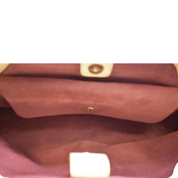 LOUIS VUITTON Judy MM Monogram Canvas Shoulder Bag White