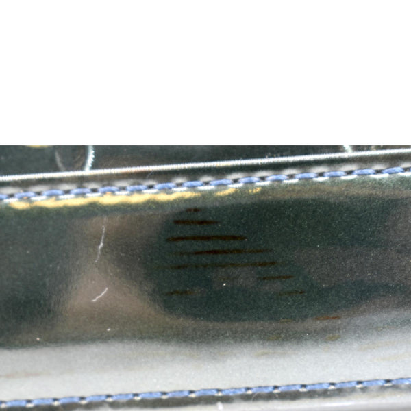 LOUIS VUITTON Alma GM Monogram Vernis Leather Satchel Bag Green