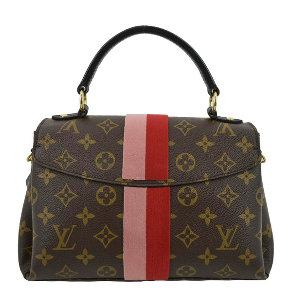 LOUIS VUITTON Georges BB Monogram Canvas Shoulder Bag Coquelicot Peach