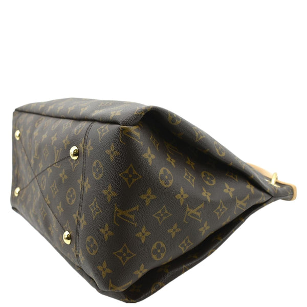 LOUIS VUITTON Artsy MM Monogram Canvas Hobo Bag Brown