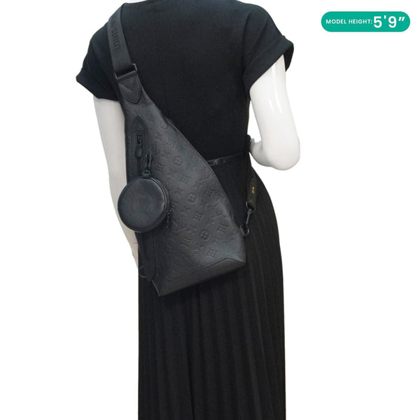 LOUIS VUITTON Duo Sling Bag Taigarama – Model Wearing