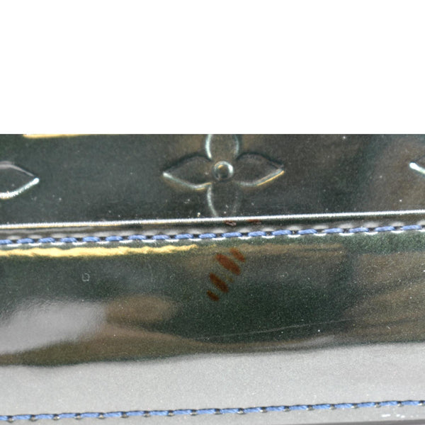 LOUIS VUITTON Alma GM Monogram Vernis Leather Satchel Bag Green