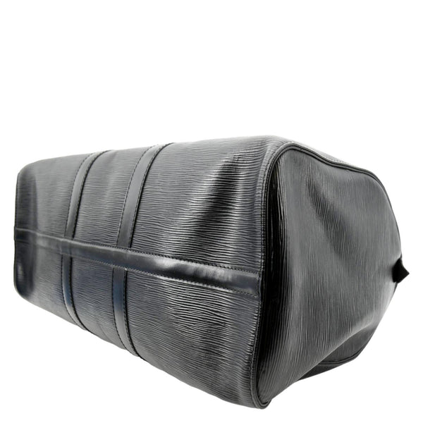 LOUIS VUITTON Keepall 45 Epi Leather Travel Bag Black