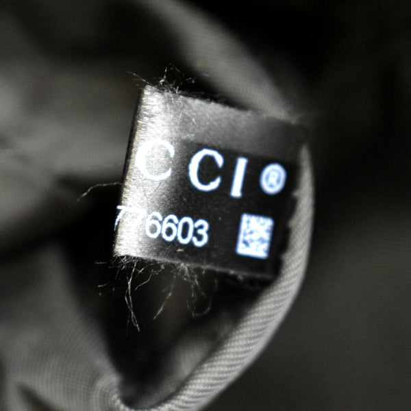 Gucci Web Monogram Canvas Slim Belt Bag in Black