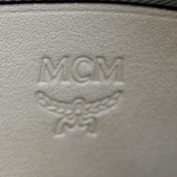 MCM Visetos Canvas Crossbody Belt Bag Beige