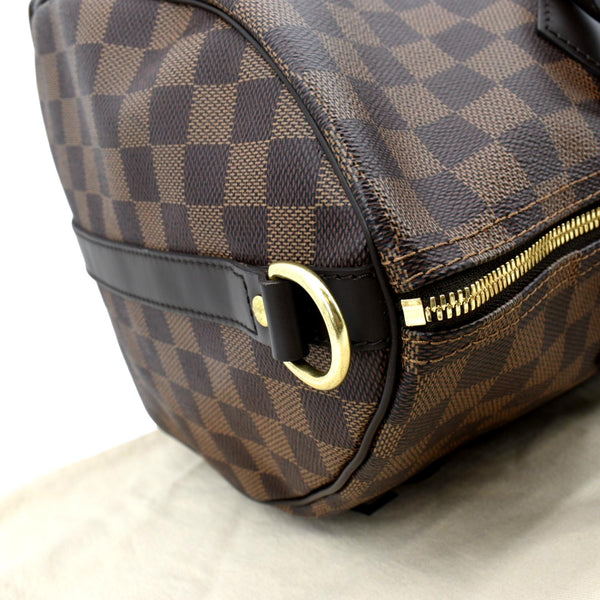 LOUIS VUITTON Speedy 35 Bandouliere Damier Ebene Shoulder Bag Brown