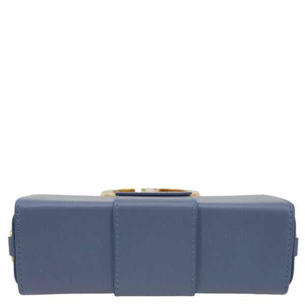 CHRISTIAN DIOR 30 Montaigne Flap Leather Crossbody Bag Blue