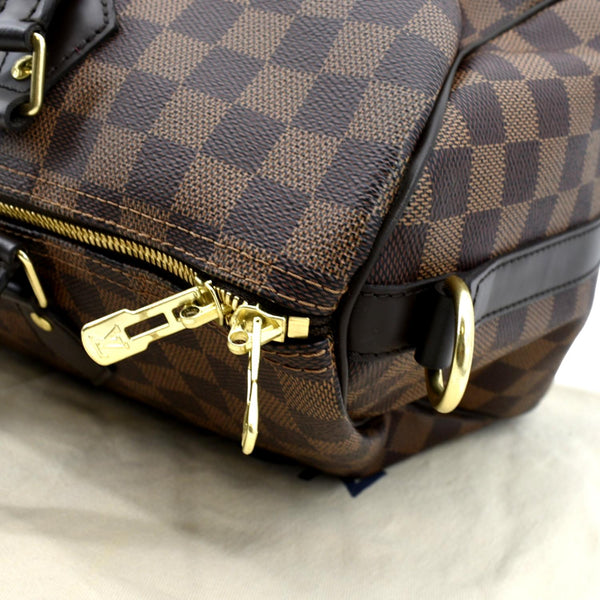 LOUIS VUITTON Speedy 35 Bandouliere Damier Ebene Shoulder Bag Brown