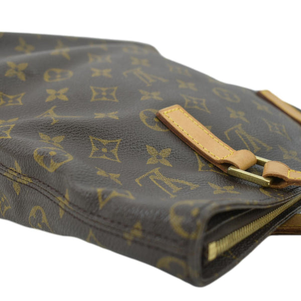 LOUIS VUITTON Cabas Piano Monogram Canvas Shoulder Bag Brown
