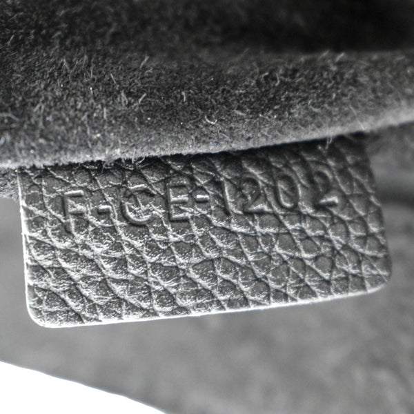 CELINE Teen 16 Calfskin Leather Crossbody Bag Black