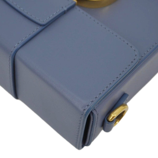 CHRISTIAN DIOR 30 Montaigne Flap Leather Crossbody Bag Blue