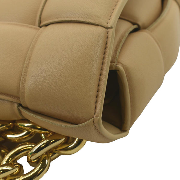 Bottega Veneta Chain Cassette Leather Crossbody Bag - Top Left